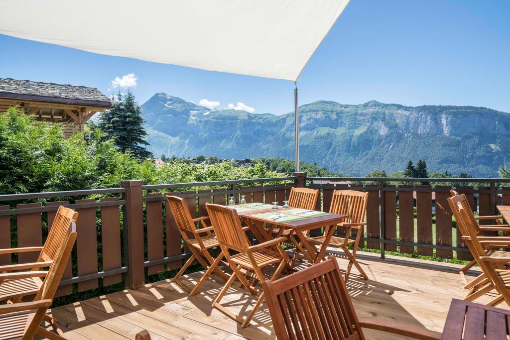 Village De Vacances Les Flocons Verts Les Carroz d'Araches Bagian luar foto